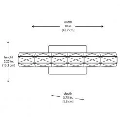 Home Decorators Collection Keighley 18 in. 1-Light Chrome LED Crystal Bathroom Vanity Light Fixture Bar -Flora Home Decorators Soldes chrome home decorators collection vanity lighting 4151 ndm 18 77 1000