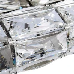 Home Decorators Collection Keighley 18 in. 1-Light Chrome LED Crystal Bathroom Vanity Light Fixture Bar -Flora Home Decorators Soldes chrome home decorators collection vanity lighting 4151 ndm 18 a0 1000