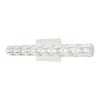 Home Decorators Collection Keighley 24 in. 1-Light Chrome Integrated LED Bathroom Vanity Light Bar with Crystal Shade -Flora Home Decorators Soldes chrome home decorators collection vanity lighting 4151 ndm 64 1000