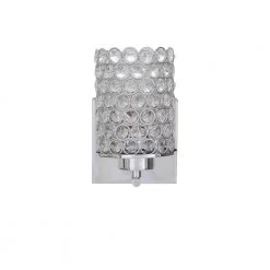 Home Decorators Collection 1-Light Chrome Wall Sconce -Flora Home Decorators Soldes chrome home decorators collection wall sconces 20533 000 4f 1000