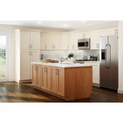 Home Decorators Collection Hargrove Assembled 18x34.5x24 in. Plywood Shaker Base Kitchen Cabinet Right Soft Close in Stained Cinnamon -Flora Home Decorators Soldes cinnamon stain home decorators collection assembled kitchen cabinets b18r hcn 44 1000