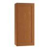 Home Decorators Collection Hargrove Assembled 21 x 42 x 12 in. Plywood Shaker Wall Kitchen Cabinet Left Soft Close in Stained Cinnamon -Flora Home Decorators Soldes cinnamon stain home decorators collection assembled kitchen cabinets w2142l hcn 64 1000