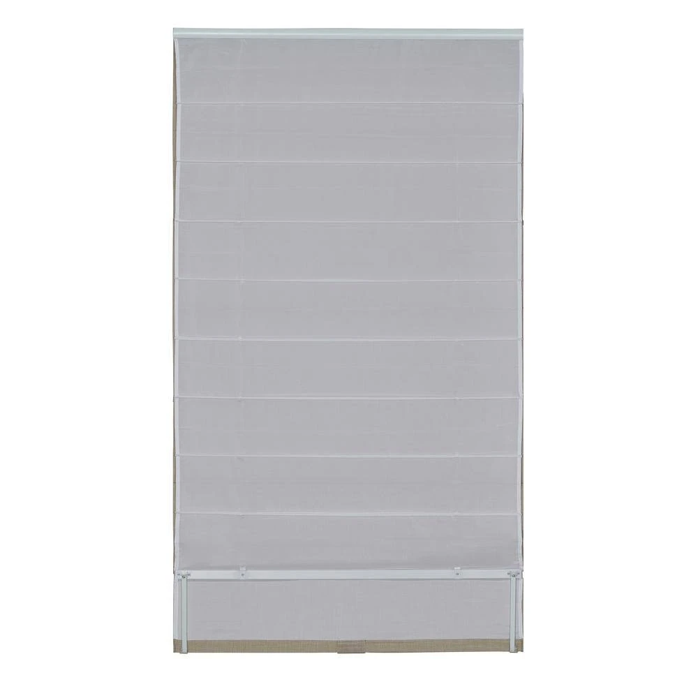 Home Decorators Collection Cordless Light Filtering Fabric Roman Shade 34X64 Coffee 6 Home Decorators Collection Cordless Light Filtering Fabric Roman Shade 34X64 Coffee - Image 4