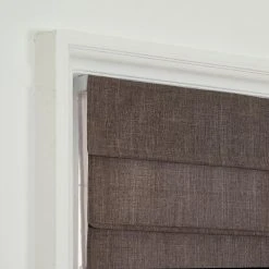 Home Decorators Collection Cordless Blackout Fabric Roman Shade 30X64 Coffee -Flora Home Decorators Soldes coffee home decorators collection roman shades rsge3064 c3 1000