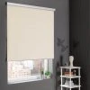 Home Decorators Collection Cream Cordless Stain Resistant Blackout Roller Shades 55 in. W x 72 in. L -Flora Home Decorators Soldes cream home decorators collection roller shades inv150 254279 64 1000