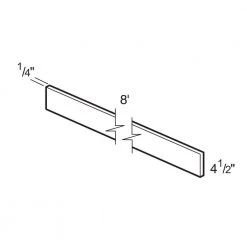 Home Decorators Collection Nashville Cream Painted Plywood Shaker Stock Assembled Wall Kitchen Cabinet Toe Kick 96 in. x 4.5 in. x 0.125 in. -Flora Home Decorators Soldes cream painted home decorators collection assembled kitchen cabinets mtk8 bc c3 1000