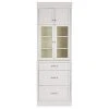 Home Decorators Collection Royce 82 in. Cream White 3-Drawer Cabinet -Flora Home Decorators Soldes cream white home decorators collection accent cabinets sk19192b tw 64 1000