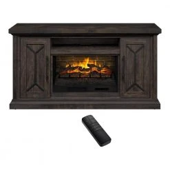 Home Decorators Collection Madison 68 in. Freestanding Electric Fireplace TV Stand in Dark Brown -Flora Home Decorators Soldes dark brown home decorators collection fireplace tv stands hdfp68 51ae 4f 1000