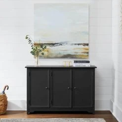 Home Decorators Collection Bradstone 3 Door Dark Charcoal Storage Console -Flora Home Decorators Soldes dark charcoal home decorators collection sideboards buffet tables js 3413 b 40 1000