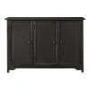Home Decorators Collection Bradstone 3 Door Dark Charcoal Storage Console -Flora Home Decorators Soldes dark charcoal home decorators collection sideboards buffet tables js 3413 b 64 1000