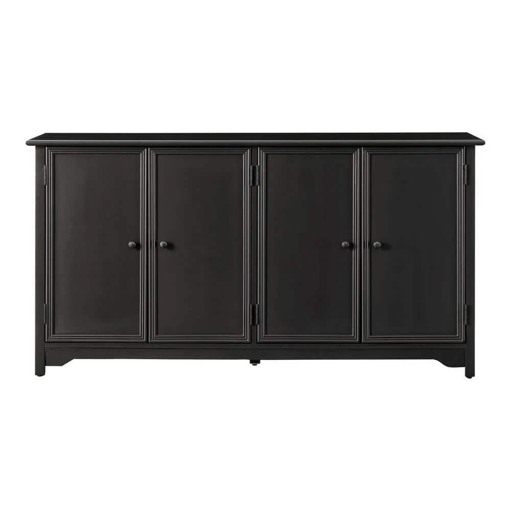 Home Decorators Collection Bradstone 4 Door Dark Charcoal Storage Console 3 Home Decorators Collection Bradstone 4 Door Dark Charcoal Storage Console