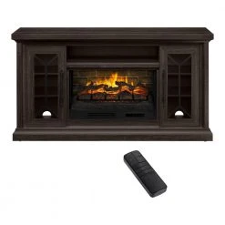 Home Decorators Collection Madison 68 in. Freestanding Electric Fireplace TV Stand in Dark Chocolate -Flora Home Decorators Soldes dark chocolate home decorators collection fireplace tv stands hdfp68 51e a0 1000