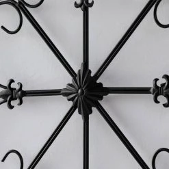 Home Decorators Collection Quatrefoil Medallion Farmhouse Metal and Wood Dimensional Wall Art (26 in. W x 26 in. H) -Flora Home Decorators Soldes distressed finish with black home decorators collection wall sculptures dc21 37023 a0 1000