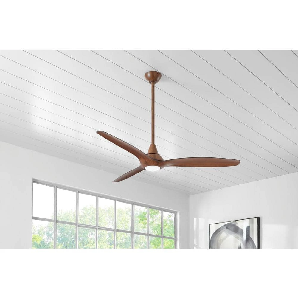 Home Decorators Collection Tidal Breeze 60 in. LED Indoor Distressed Koa Ceiling Fan with Light Kit and Remote Control 5 Home Decorators Collection Tidal Breeze 60 in. LED Indoor Distressed Koa Ceiling Fan with Light Kit and Remote Control - Image 3