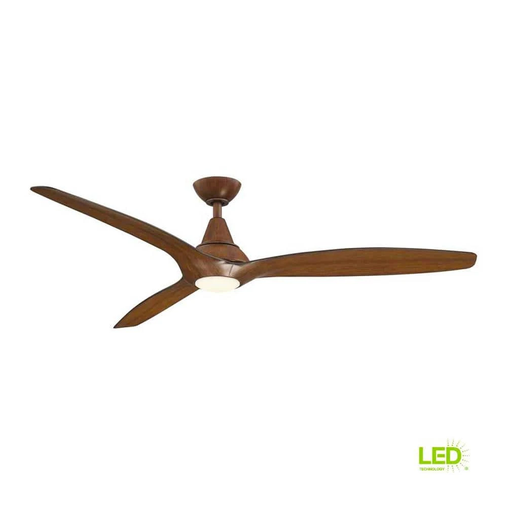 Home Decorators Collection Tidal Breeze 60 in. LED Indoor Distressed Koa Ceiling Fan with Light Kit and Remote Control 10 Home Decorators Collection Tidal Breeze 60 in. LED Indoor Distressed Koa Ceiling Fan with Light Kit and Remote Control - Image 8
