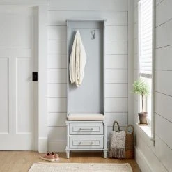 Home Decorators Collection Aberdeen Dove Grey Hall Tree -Flora Home Decorators Soldes dove grey home decorators collection hall trees 9950000270 a0 1000