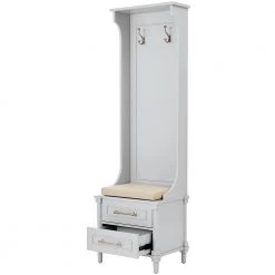 Home Decorators Collection Aberdeen Dove Grey Hall Tree -Flora Home Decorators Soldes dove grey home decorators collection hall trees 9950000270 fa 1000