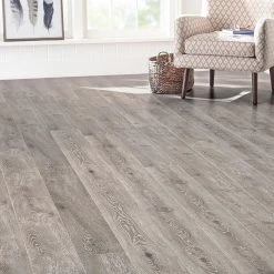 Home Decorators Collection Drayton 12 mm T x 7.48 in W x 47.72 in L Water Resistant Laminate Flooring (19.83 sq. ft. / case) -Flora Home Decorators Soldes drayton gray home decorators collection laminate wood flooring hl1350 31 1000