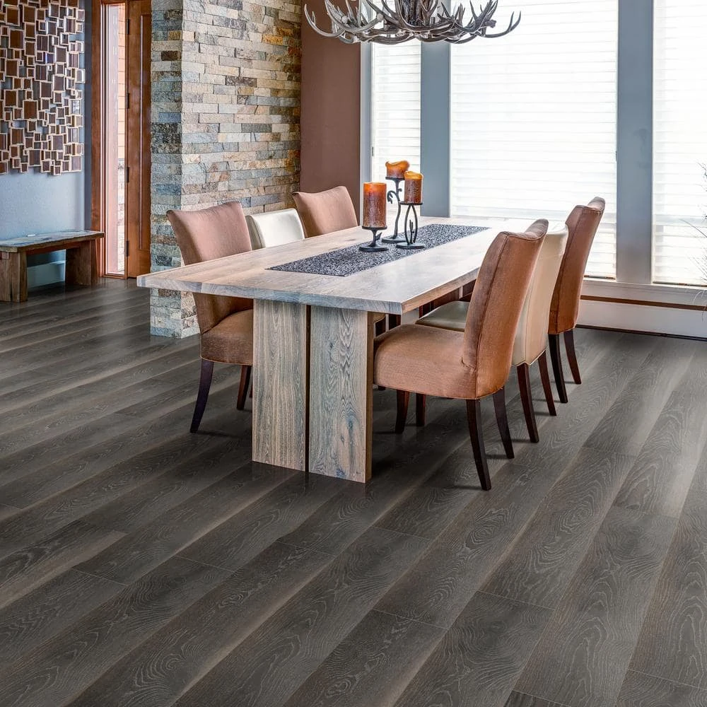 Home Decorators Collection EIR Dusk Oak 12 mm Thick x 7.64 in. Wide x 47.80 in. Length Laminate Flooring (20.28 sq. ft. / case) 4 Home Decorators Collection EIR Dusk Oak 12 mm Thick x 7.64 in. Wide x 47.80 in. Length Laminate Flooring (20.28 sq. ft. / case) - Image 2