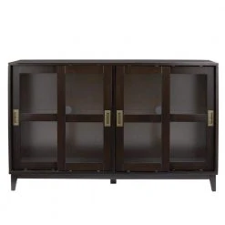 Home Decorators Collection Canonbury Ebony Wood Buffet Table with Glass Doors (55.30 in. W x 34 in. H) 12 Home Decorators Collection Canonbury Ebony Wood Buffet Table with Glass Doors (55.30 in. W x 34 in. H) -Flora Home Decorators Soldes ebony home decorators collection sideboards buffet tables sk19239dr1 e a0 1000