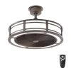Home Decorators Collection Brette II 23 in. LED Indoor/Outdoor Espresso Bronze Ceiling Fan with Light and Remote Control -Flora Home Decorators Soldes espresso bronze home decorators collection ceiling fans with lights am382b eb 64 1000