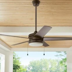 Home Decorators Collection Portwood 60 in. LED Outdoor Espresso Bronze Ceiling Fan -Flora Home Decorators Soldes espresso bronze home decorators collection ceiling fans with lights yg528 eb e1 1000
