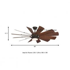 Home Decorators Collection Trudeau 60 in. LED Indoor Espresso Bronze Ceiling Fan with Light Kit works with Google Assistant and Alexa -Flora Home Decorators Soldes espresso bronze home decorators collection ceiling fans with lights yg545 eb a0 1000