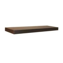 Home Decorators Collection 35.4 in. L x 10 in. W Floating Espresso Shelf