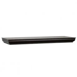 Home Decorators Collection 24 in. L x 8 in. W Profile Espresso Shelf