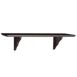 Home Decorators Collection Classic 1-Piece 7.5 in. D x 23 in. L MDF Espresso Shelf Kit