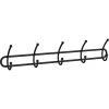 Home Decorators Collection 27 in. L Black Wire Hook Rail -Flora Home Decorators Soldes flat black home decorators collection hooks r44044h fb u 64 1000