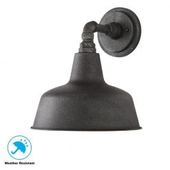 Home Decorators Collection Hargreaves 11 in. One-Light Black Rustic Farmhouse Outdoor Wall Lantern Sconce with Seeded Glass 10 Home Decorators Collection Hargreaves 11 in. One-Light Black Rustic Farmhouse Outdoor Wall Lantern Sconce with Seeded Glass -Flora Home Decorators Soldes gilded iron home decorators collection outdoor sconces 7957hdcgidi 1d 1000