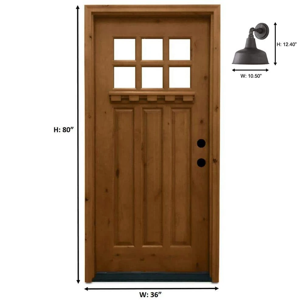 Home Decorators Collection Hargreaves 11 in. One-Light Black Rustic Farmhouse Outdoor Wall Lantern Sconce with Seeded Glass 5 Home Decorators Collection Hargreaves 11 in. One-Light Black Rustic Farmhouse Outdoor Wall Lantern Sconce with Seeded Glass - Image 3