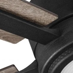 Home Decorators Collection Palermo Grove 60 in. 6-Blade LED Indoor Gilded Iron Farmhouse Dual Mount Ceiling Fan with Light and Remote Control -Flora Home Decorators Soldes gilded iron with walnut wood home decorators collection ceiling fans with lights 7984hdcgi 1f 1000