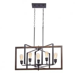 Home Decorators Collection Palermo Grove 31.88 in. 5-Light Black Gilded Iron Linear Farmhouse Chandelier 30 Home Decorators Collection Palermo Grove 31.88 in. 5-Light Black Gilded Iron Linear Farmhouse Chandelier -Flora Home Decorators Soldes gilded iron with walnut wood home decorators collection chandeliers 7922hdc d4 1000