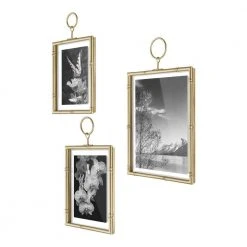 Home Decorators Collection Traditional Gold Bamboo Assorted Picture Frames (Set of 3) -Flora Home Decorators Soldes gold home decorators collection picture frames 99tx1121p3h 4f 1000