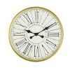 Home Decorators Collection Round Modern Wall Clock with Gold Metal Trim (24 in.) -Flora Home Decorators Soldes gold home decorators collection wall clocks 99tc101p4a 64 1000