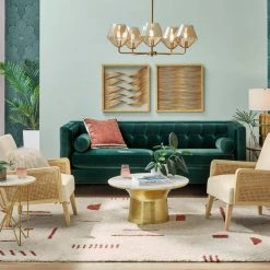 Home Decorators Collection Cupertine 31 in. Gold/Marble Medium Round Marble Coffee Table with Hammered Base -Flora Home Decorators Soldes gold marble home decorators collection coffee tables dc18 65050 40 1000