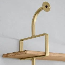 Home Decorators Collection Gold Metal and Natural Wood Wall Shelf (21 in. W x 34 in. H) 10 Home Decorators Collection Gold Metal and Natural Wood Wall Shelf (21 in. W x 34 in. H) -Flora Home Decorators Soldes gold nature home decorators collection decorative shelving 99kg107k8n a0 1000