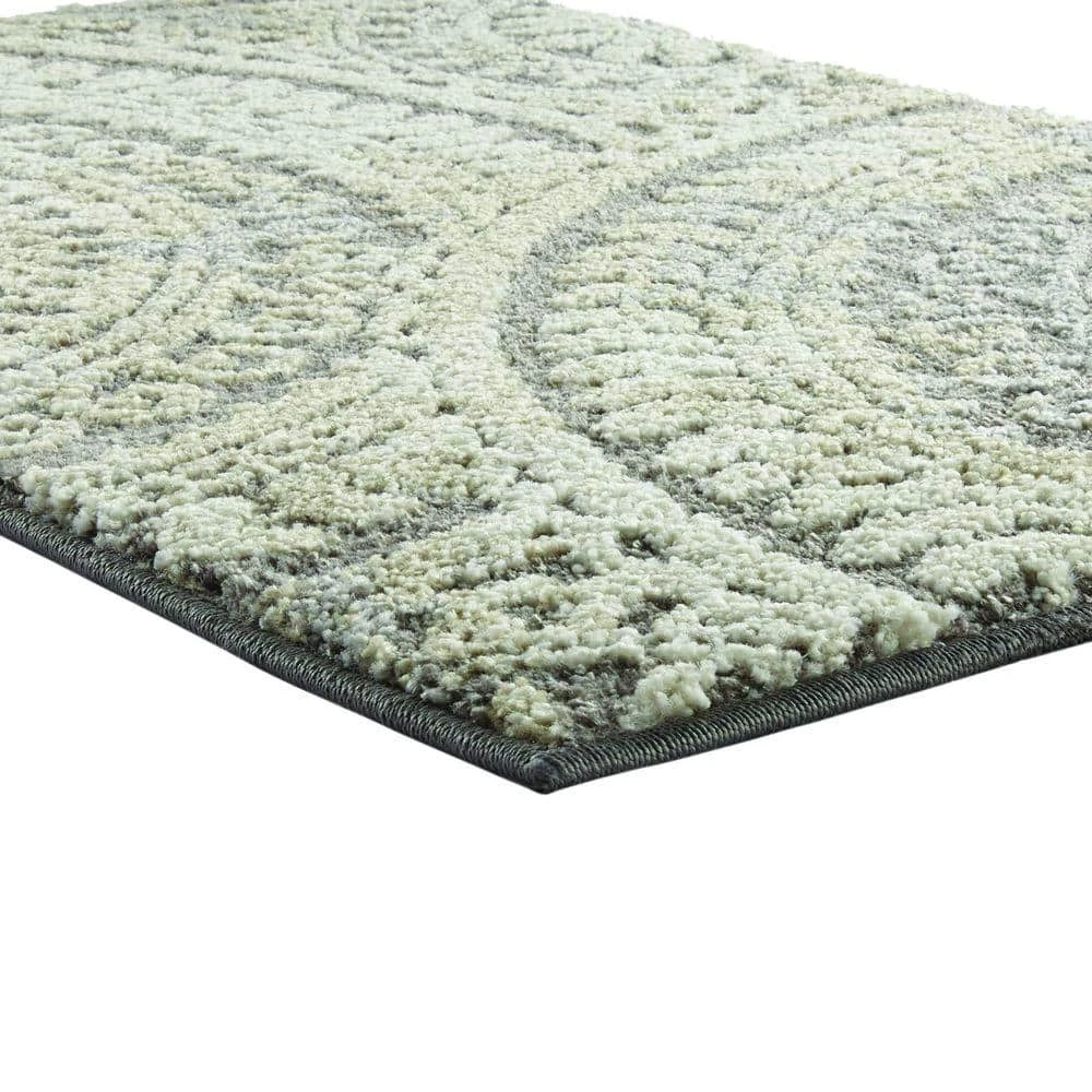 Home Decorators Collection Spiral Medallion Cool Gray Tones 8 ft. x 10 ft. Area Rug 8 Home Decorators Collection Spiral Medallion Cool Gray Tones 8 ft. x 10 ft. Area Rug - Image 6