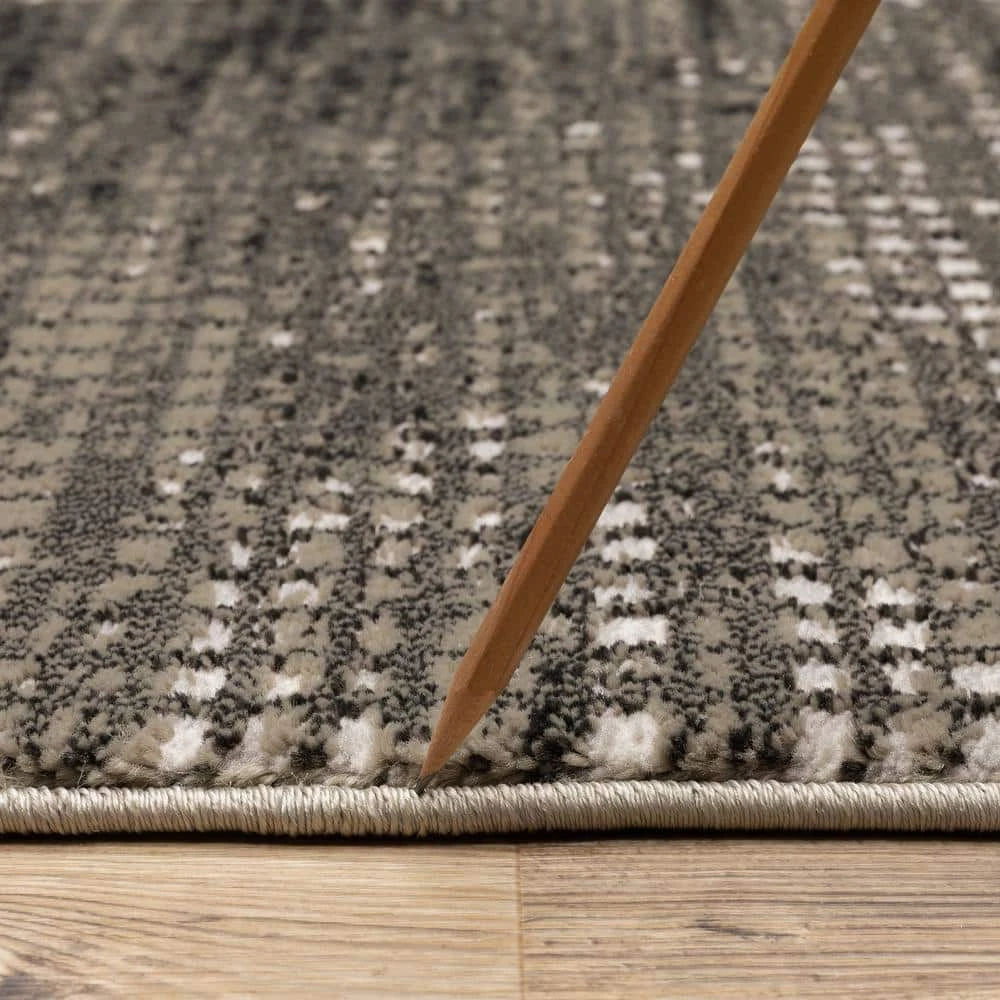 Home Decorators Collection Paramount Gray 7 ft. x 10 ft. Geometric Area Rug 5 Home Decorators Collection Paramount Gray 7 ft. x 10 ft. Geometric Area Rug - Image 3