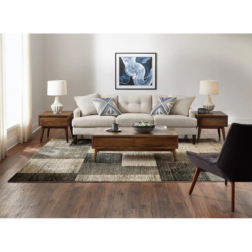 Home Decorators Collection Paramount Gray 7 ft. x 10 ft. Geometric Area Rug 4 Home Decorators Collection Paramount Gray 7 ft. x 10 ft. Geometric Area Rug - Image 2