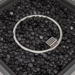 Home Decorators Collection Picanto 44.09 in. x 25.59 in. Square Steel Propane Gas Gray Fire Pit -Flora Home Decorators Soldes gray home decorators collection gas fire pits fhts80289 1f 1000