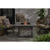 Home Decorators Collection Picanto 44.09 in. x 25.59 in. Square Steel Propane Gas Gray Fire Pit -Flora Home Decorators Soldes gray home decorators collection gas fire pits fhts80289 64 1000