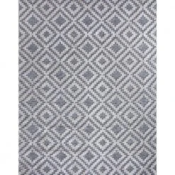 Home Decorators Collection Samba Square Gray 8 ft. x 10 ft. Indoor/Outdoor Area Rug