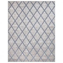 Home Decorators Collection Trellis Gray 8 ft. x 10 ft. Indoor/Outdoor Area Rug