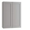 Home Decorators Collection Tremont Assembled 24 x 36 x 12 in. Plywood Shaker Wall Kitchen Cabinet Soft Close in Painted Pearl Gray -Flora Home Decorators Soldes gray painted home decorators collection assembled kitchen cabinets w2436 tpg 64 1000