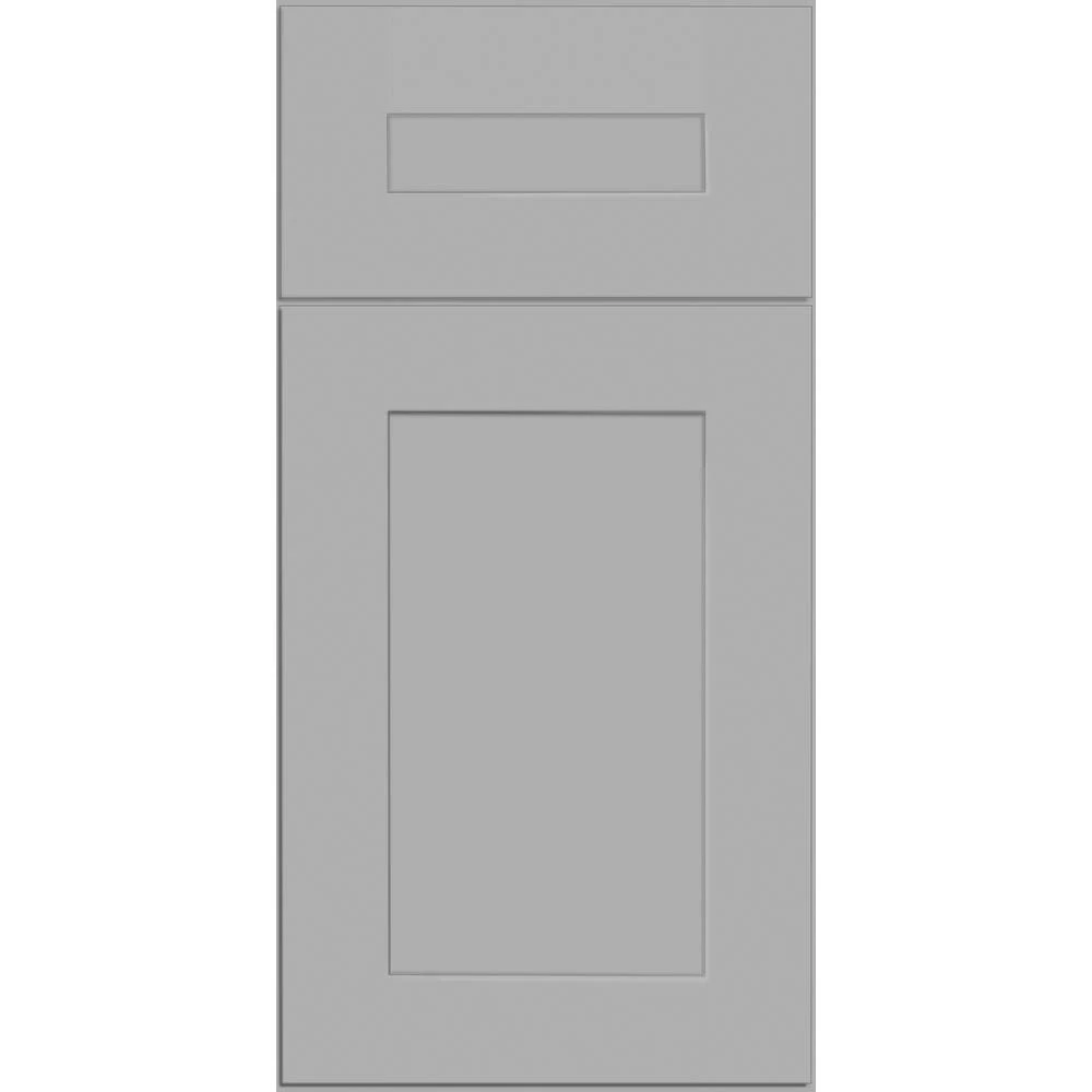 Home Decorators Collection Tremont Gray Shaker Stock Assembled Plywood Wall Kitchen Cabinet Soffit Crown Molding 96 in. x 1.5625 in. x 1.5625 in. 6 Home Decorators Collection Tremont Gray Shaker Stock Assembled Plywood Wall Kitchen Cabinet Soffit Crown Molding 96 in. x 1.5625 in. x 1.5625 in. - Image 4