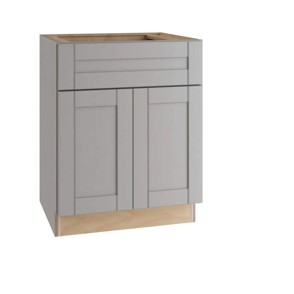 Home Decorators Collection Washington Veiled Gray Plywood Shaker Stock Assembled Base Kitchen Cabinet Soft Close 24 in. x 34.50 in. x 24 in. 3 Home Decorators Collection Washington Veiled Gray Plywood Shaker Stock Assembled Base Kitchen Cabinet Soft Close 24 in. x 34.50 in. x 24 in.