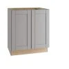 Home Decorators Collection Veiled Gray Plywood Shaker Stock Assembled Base Kitchen Cabinet Soft Close FH (27 in. x 34.5 in. x 24 in.) -Flora Home Decorators Soldes gray thermofoil home decorators collection assembled kitchen cabinets b27fh wvg 64 1000